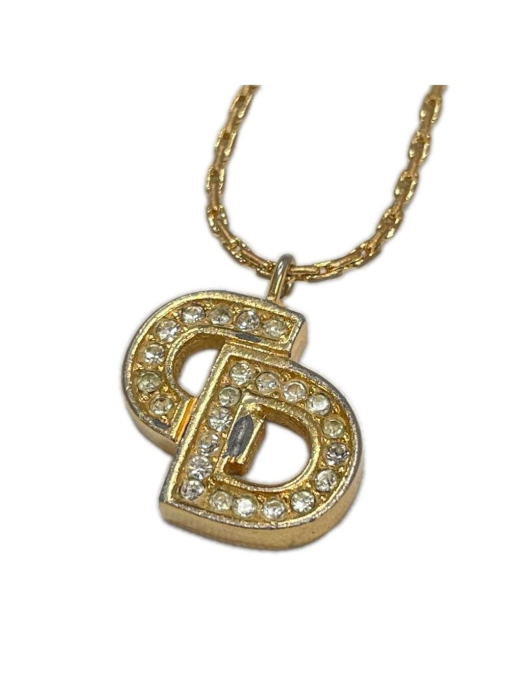 Dior Necklace CD Logo Gold